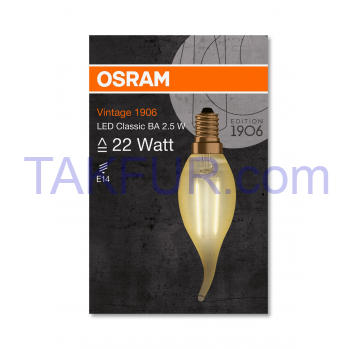 OSRAM LED B25 E14 2,5W 2400K - Фото