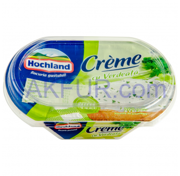 Сыр-крем Hochland с травами 60% 200г - Фото