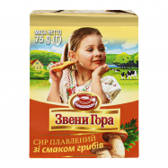 Сир плавленый Звени Гора порционный со вкусом грибов 45% 75г - Фото