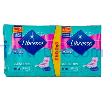 Прокладки Libresse Ultra thin гігієнічні 16шт - Фото