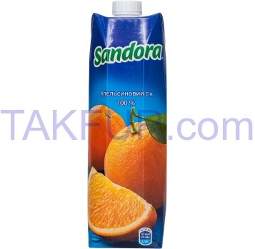 Сок Sandora Апельсиновый 0,95л тетра - Фото