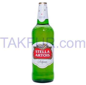 Пиво Stella Artois Светлое пастеризованное 5% 0,75л - Фото