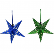 Новогоднее украшение Звезда 30см - Фото