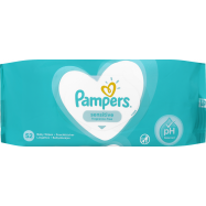 Салфетки влажные Pampers Sensitive детские 52шт - Фото