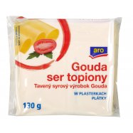 Сыр Aro Гауда плавленый ломтики 36,2% 16,25г*8шт 130г - Фото