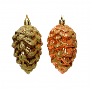 Підвіска Шишка пластикова в асортименті 9см - Фото