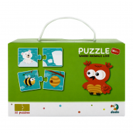 Пазл Dodo Зверьки и их дома №300117 для детей от 3-х лет 1шт - Фото