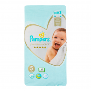 Подгузники Pampers Premium 5 care для детей 11-16кг 58шт/уп - Фото