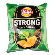Чипсы Lay`s Strong картофельные к пиву со вкусом васаби 62г - Фото