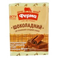 Сыр плавленый Ферма Шоколадный 30% 90г - Фото