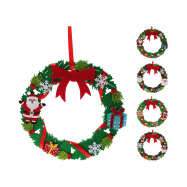 Вінок новорічний 250X5X250 мм - Фото