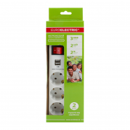 EUROELECTRIC МЕР.ФІЛЬТР USB Х3 2М 10А - Фото