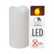 Свічка електрична 7X13 см з таймером автовимикання - Фото