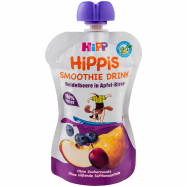 Смузи HiPP Hippis Черника с яблоком грушей д/дет 12 мес 120г - Фото