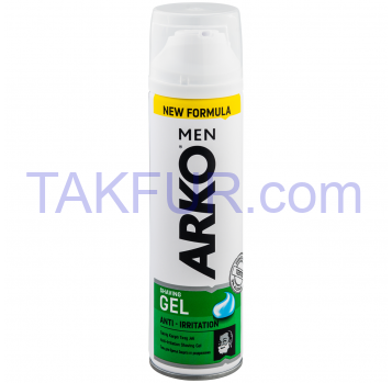 Гель для бритья Arko Men Anti-Irritation 200мл - Фото