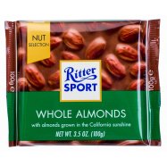 Шоколад Ritter Sport молочный с миндальным орехом 100г