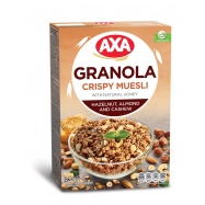 Завтраки сухие Axa Мюсли хрустящие медовые с орехами 270г - Фото
