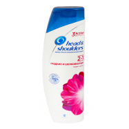 Шамп+Бал-опол Head & Shoulders 2в1 Глад и Шелк пр перх 400мл - Фото