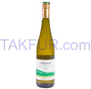 Вино Thomas Rath Spatlese Lieblich полусладкое бел 10% 0,75л - Фото