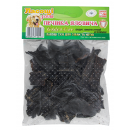 Лакомство сухое для собак Ласощі з села Печень говяжья 100г - Фото