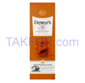 Виски Dewar`s Special reserve 12 лет 40% 1л - Фото