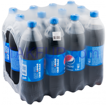 Напиток Pepsi безалкогольный сильногазированный 1л - Фото