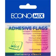 ECONOMIX ЗАКЛАДКИ ПАПЕРОВІ,5КОЛ - Фото