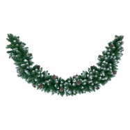 TH ГІРЛЯНДА ЗЕЛ 180 СМ З БІЛ КІН - Фото