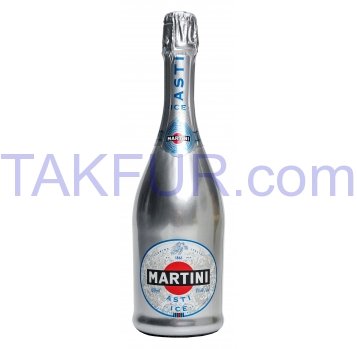 Вино игристое Martini Asti Ice белое сладкое 8% 0,75л - Фото