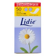 Прокладки Lidie Camomile Deo Normal ежедневные 50шт - Фото