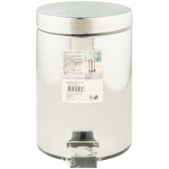 СМІТНИК З ПЕДАЛЛЮ СТАЛЬ 5 Л - Фото