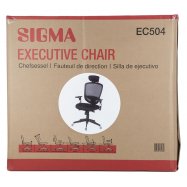 Кресло руководителя Sigma Executive Chair EC504 офисное черн - Фото