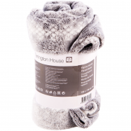 TH ПЛЕД ТВАР.ВІЗЕР. 130Х170 СМ : СІРИЙ - Фото