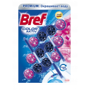 Средство для унитаза Bref Col Aktiv Цветоч свеж 50г*3шт 150г - Фото