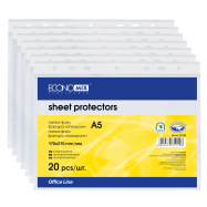 ECON ФАЙЛ А5 ПОМАРАНЧ 20ШТ : 30 МКМ ПОМАР - Фото