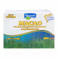 Масло Гармонія Лубенское сладкосливочное крестьянск 73% 200г - Фото