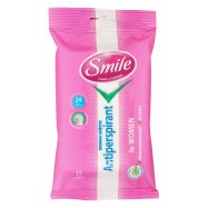 Салфетка влажная Smile антиперсп 15шт - Фото