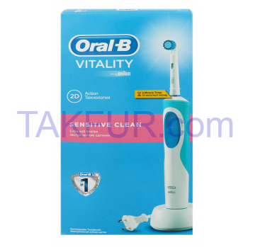 Щетка зубная Oral-B Braun Vitality SensiUltraThin электр 1шт - Фото