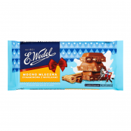 Шоколад E.Wedel молочный с корицей и вафельными хлопьями 80г - Фото