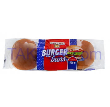 Булочки Dan Cake Burger buns пшеничные 6*50г - Фото