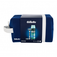Набор Gillette Mach3 гель Extra Comf+бритва+косметичка 1шт - Фото