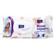 Салфеткие Aro влажные детские с первых дней жизни 100шт - Фото