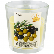 СВІЧКА В СТАКАНІ 79Х83 ММ : ОЛИВКА - Фото