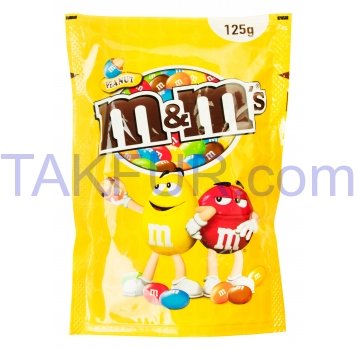 Драже M&M`s с арахисом и молочным шоколадом 125г - Фото