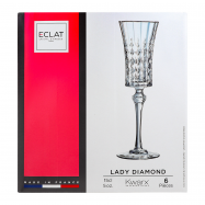 Набор бокалов Eclat Lady Diamond 150мл 6шт - Фото