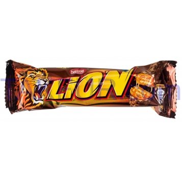 Вафли Lion с карам/крипсами покрытые глазурью 42г - Фото