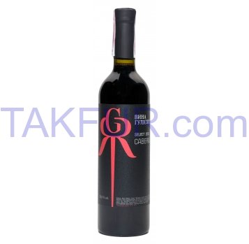Вино Вина Гулієвих Каберне Select сухое красное 13% 0,75л - Фото