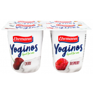 Йогурт Ehrmann Yoginos вишня 0,1% 400г - Фото