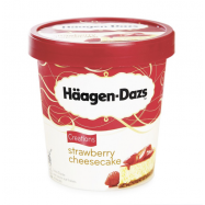 Haagen-Dazs мороженное с клубникой 400г - Фото
