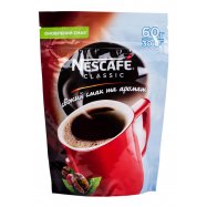 Кофе Nescafe Classic натуральный растворимый гранулиров 60г